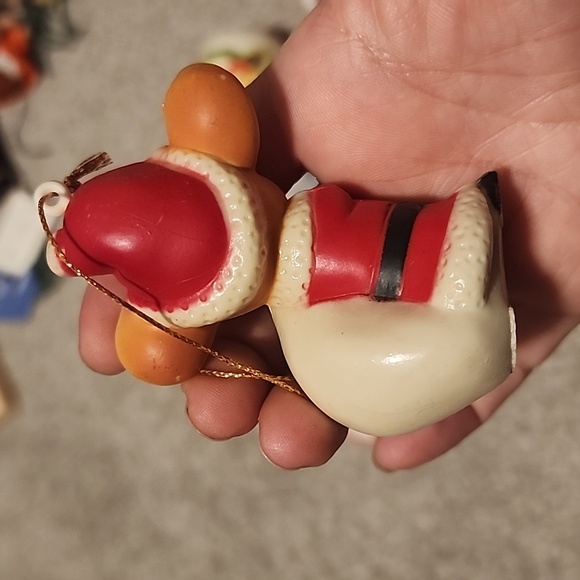 Lot of 9 vintage ornaments, 60s, 70s 90s. - Picture 5 of 16